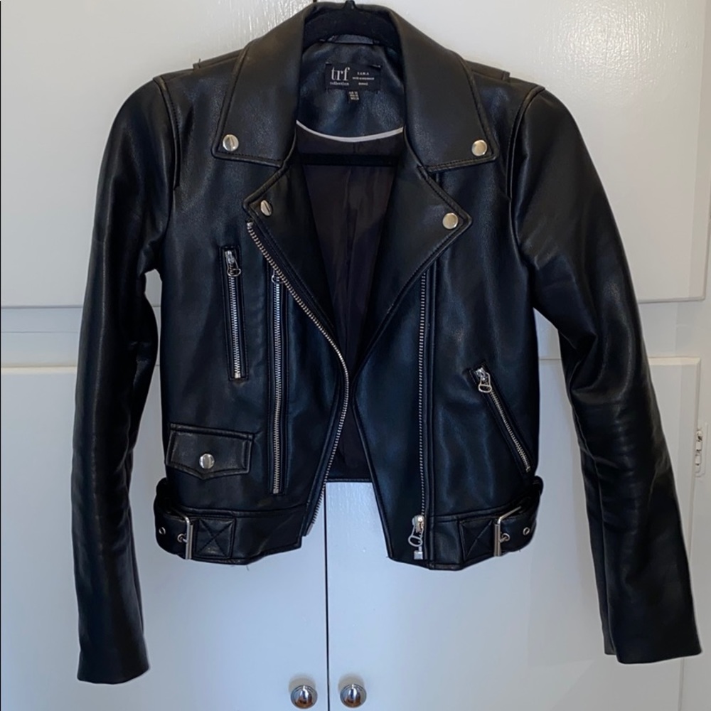 Faux leather Biker jacket